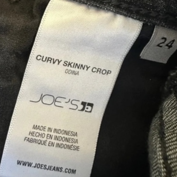 JOE’S JEANS Curvy Skinny 26” Crop in Odina, NWT - Picture 6 of 9
